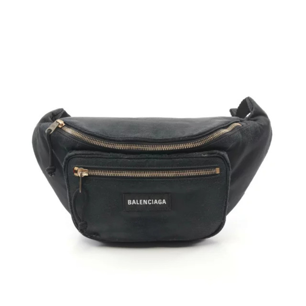 Balenciaga Explorer Belt Bag Waist Body Belt Bum Crossbody Black